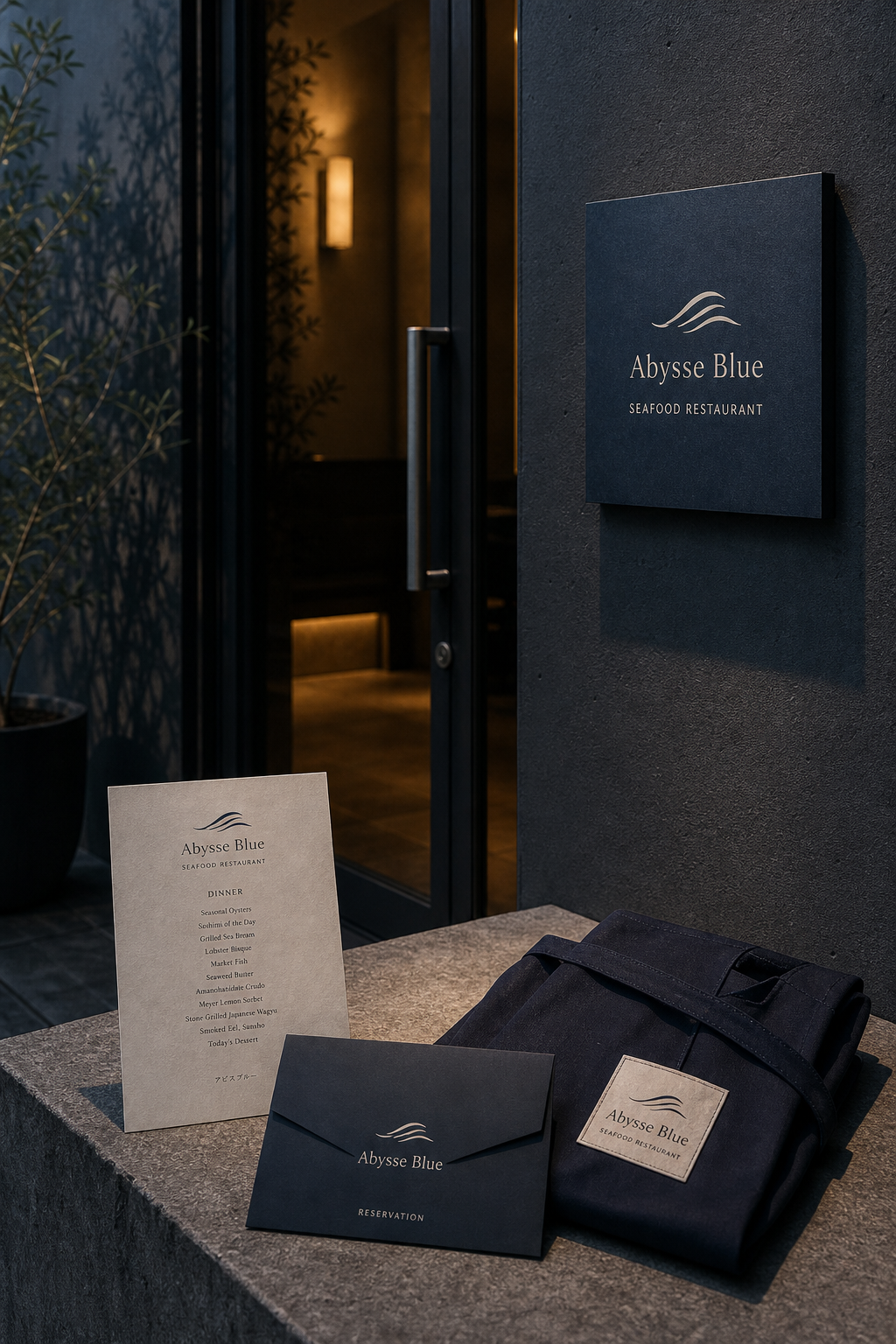 Abysse Blue 02 exterior sign uniform tag
