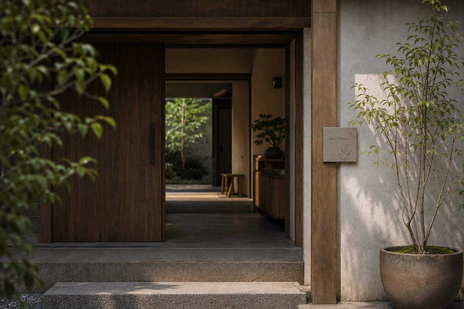 Juuri House 05 osaka house entry sign