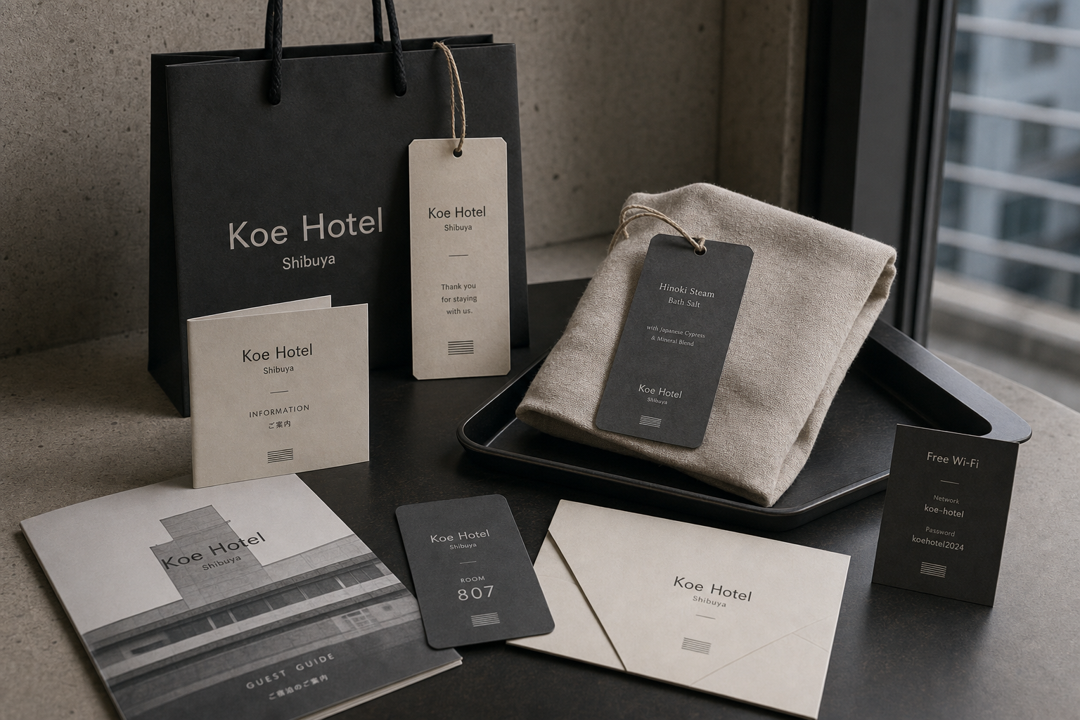 Koe Hotel Shibuya 02 key card room item