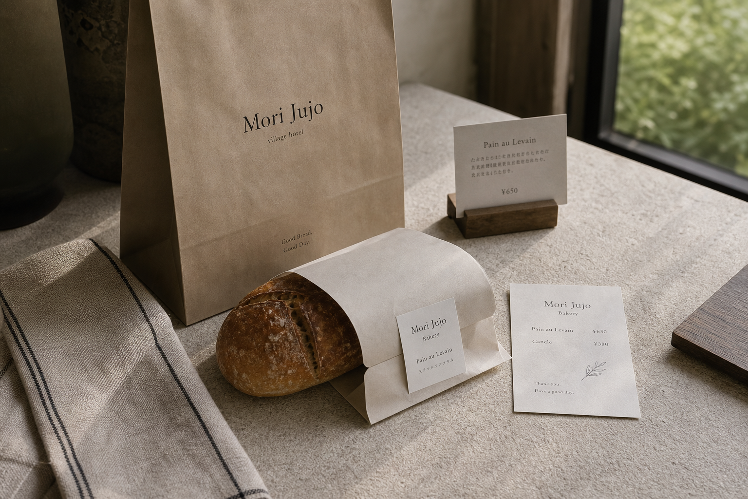 Mori Jujo 03 bakery packaging counter