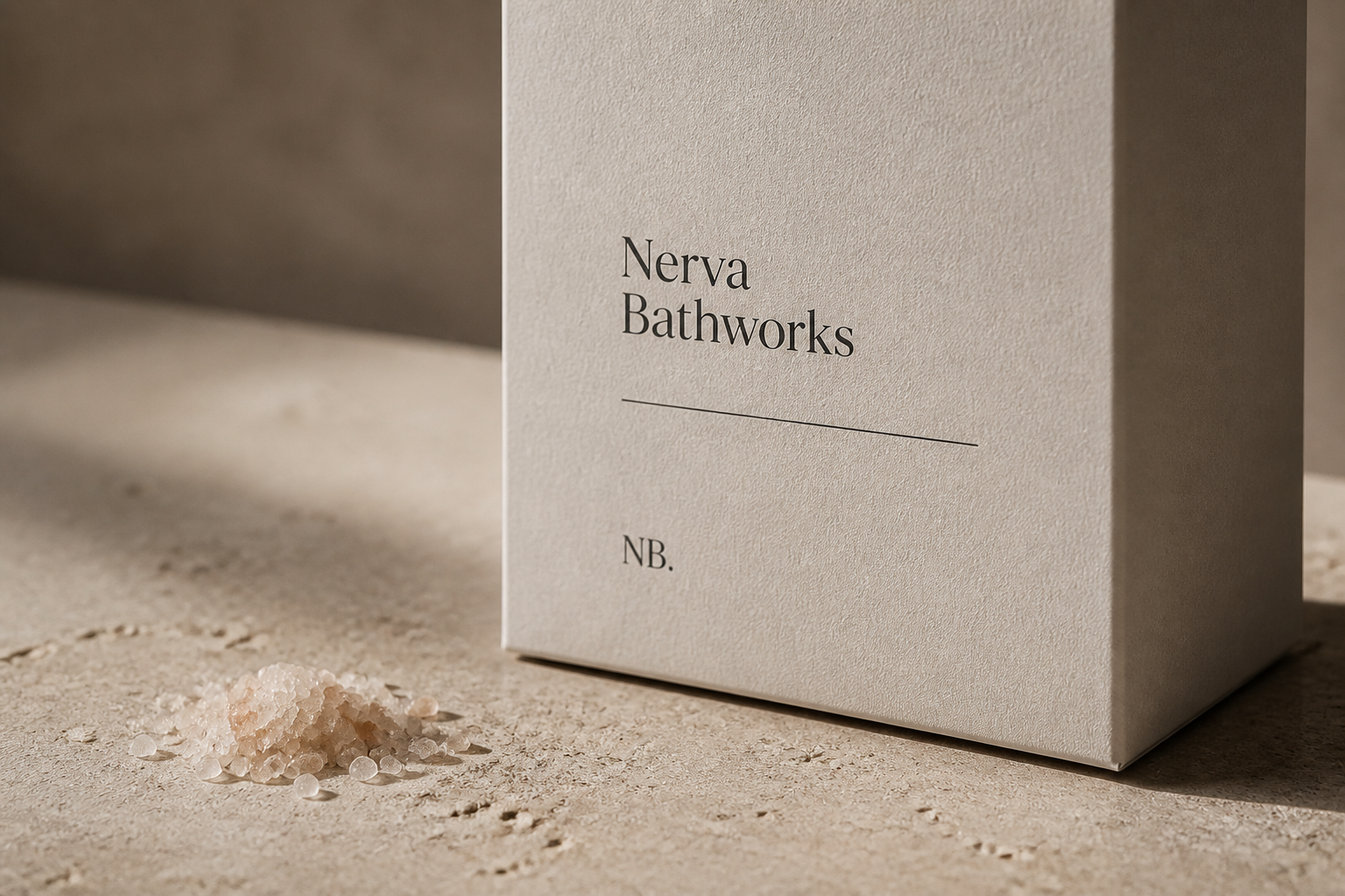 Nerva Bathworks 06 bath salt material closeup