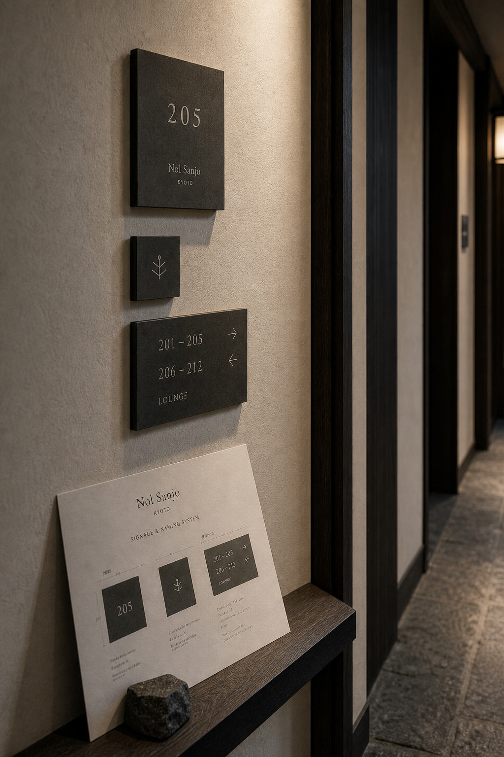 Nol Sanjo 03 interior signage detail