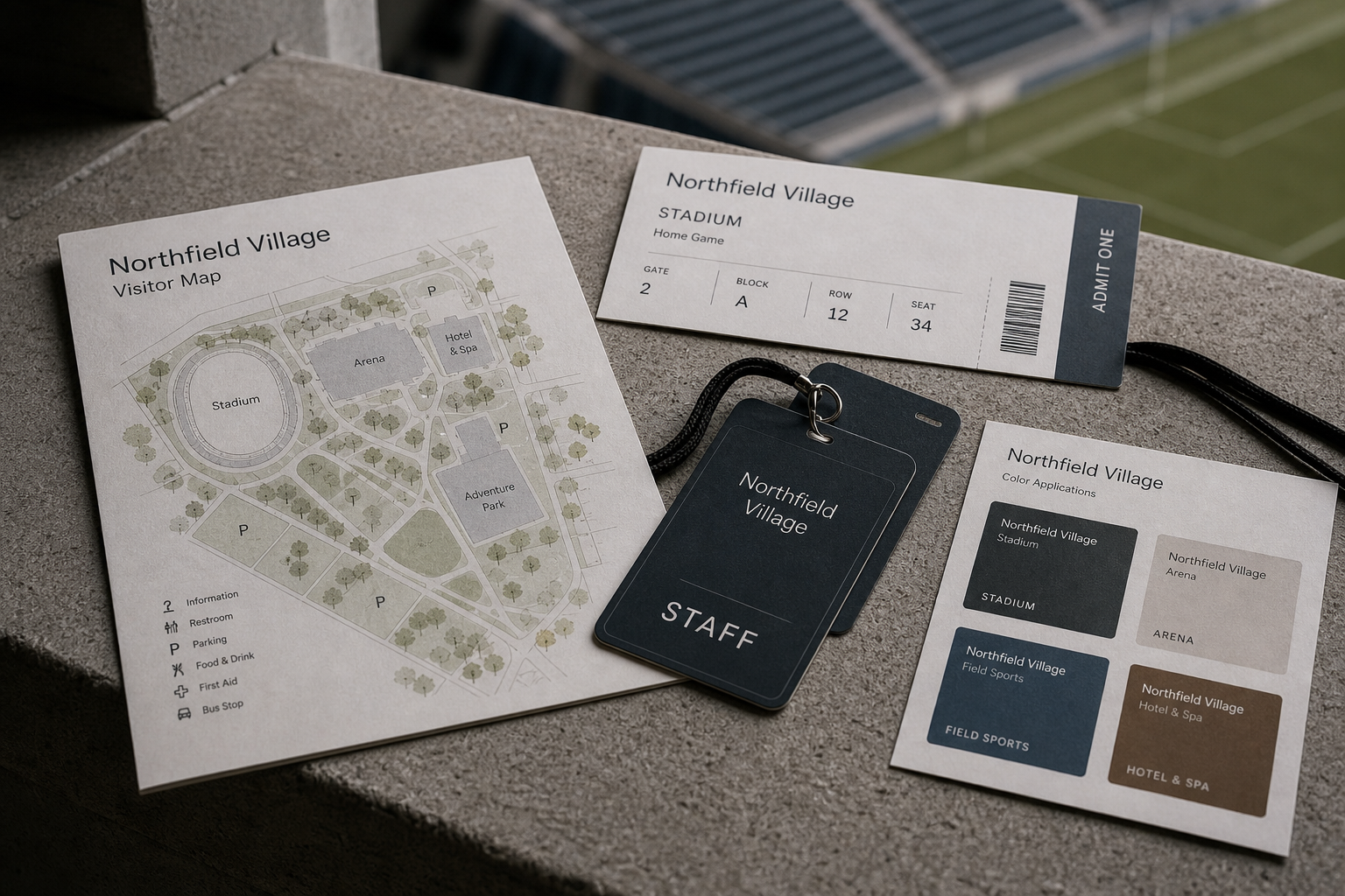 Northfield Village ticket map staff pass