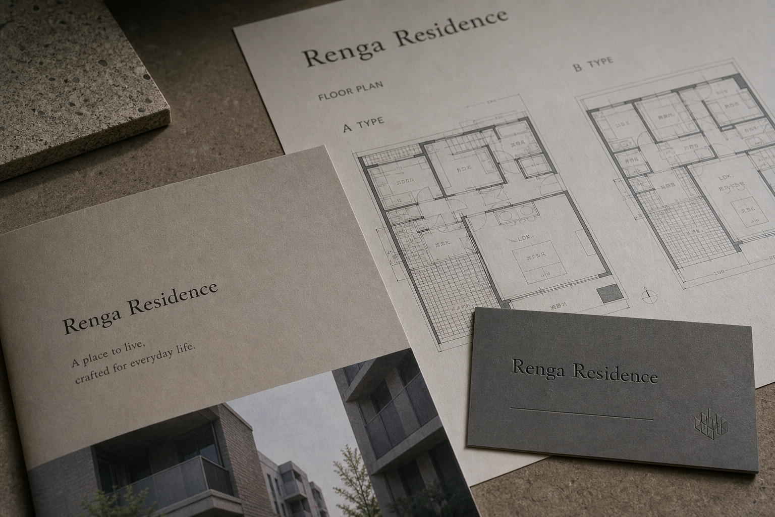 Renga Residence 02 floorplan brochure detail