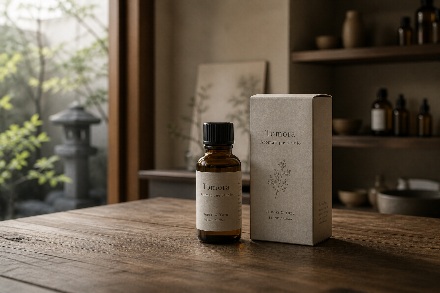 Tomora Aromatique Studio 06 bottle sleeve use context