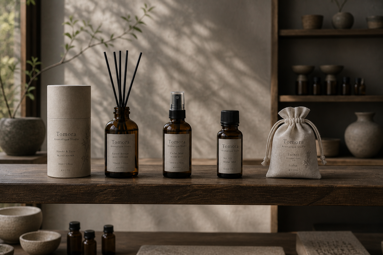 Tomora Aromatique Studio 09 studio shelf wide