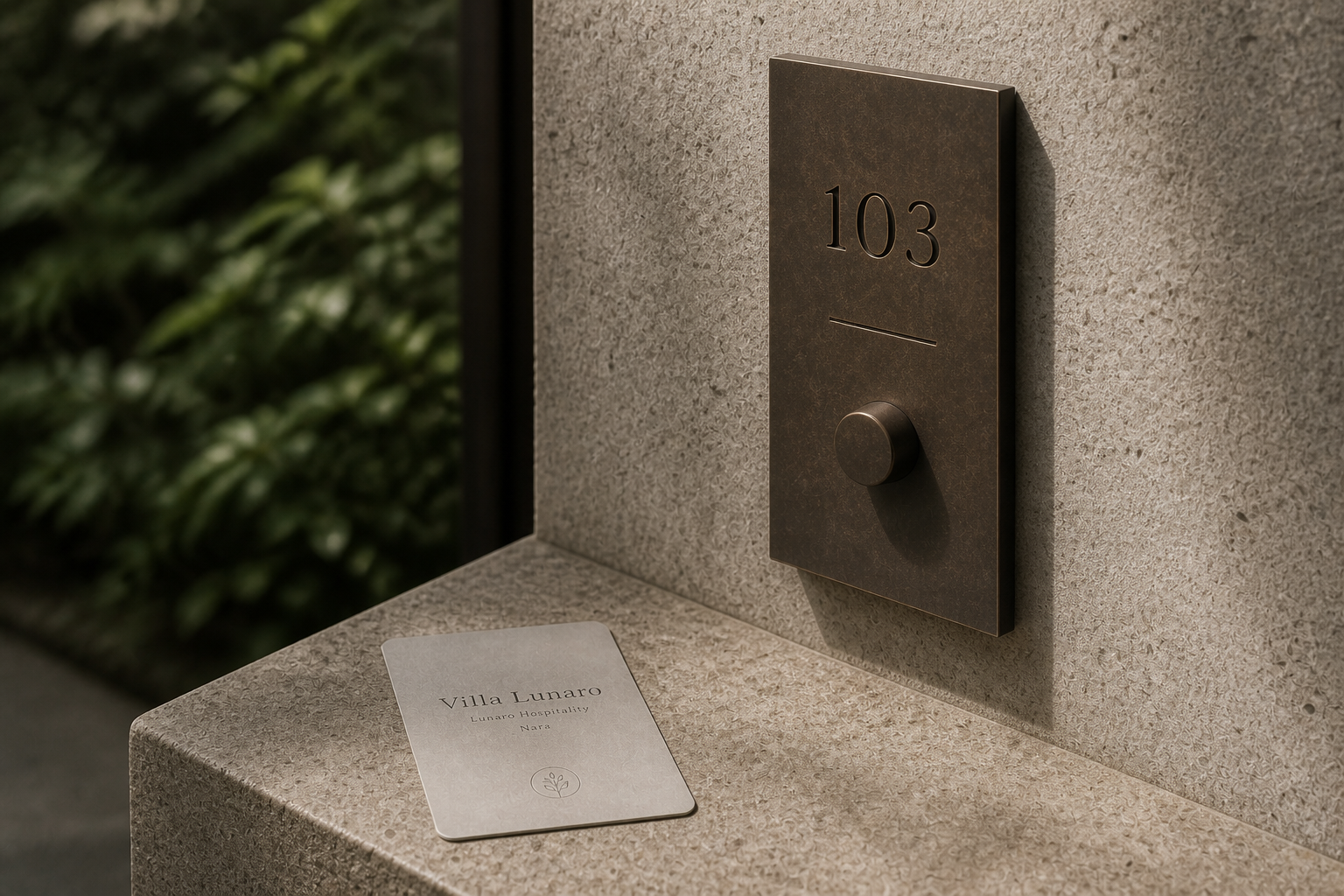 Villa Lunaro 06 key card room number context