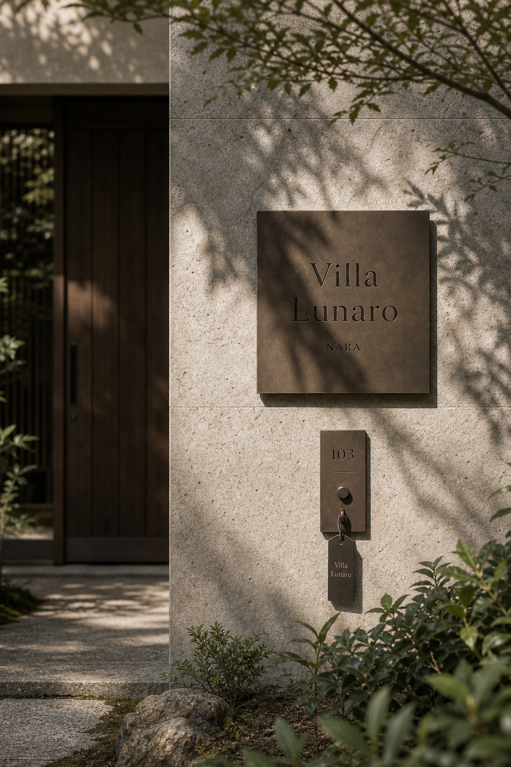 Villa Lunaro exterior sign vegetation